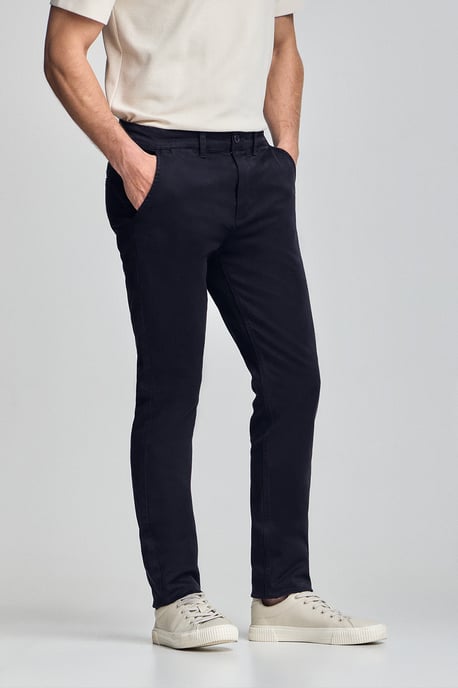 Chinohose Moore marineblau Slim Fit - Image 2