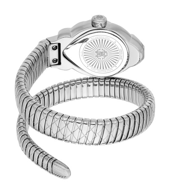 Silberne Schlange Edelstahl Uhr - Image 2