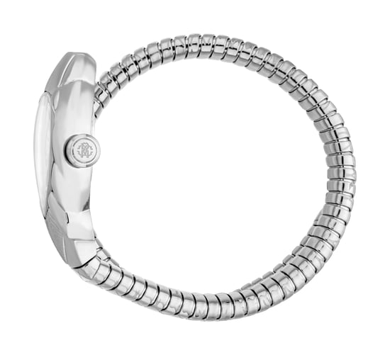 Silberne Schlange Edelstahl Uhr - Image 3