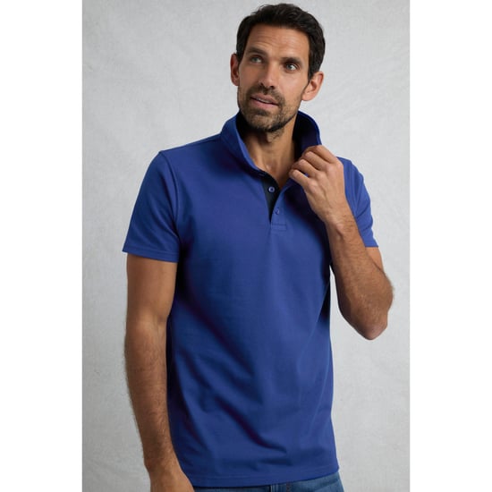 Weird Fish - "Miles" Poloshirt Baumwolle aus biologischem Anbau für Herren (Kobaltblau) - Image 3