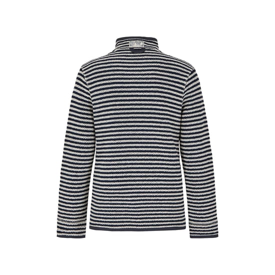 Weird Fish - "Shorling" Pullover mit kurzem Reißverschluss für Herren (Ecru) - Image 2