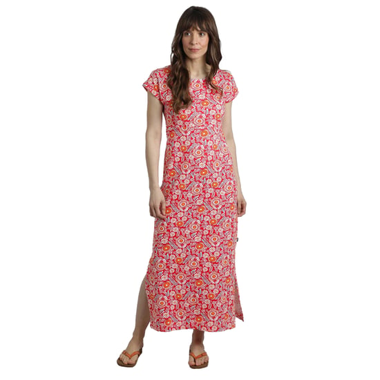 Weird Fish - "Mirren" Maxikleid für Damen (Tangorot) - Image 3