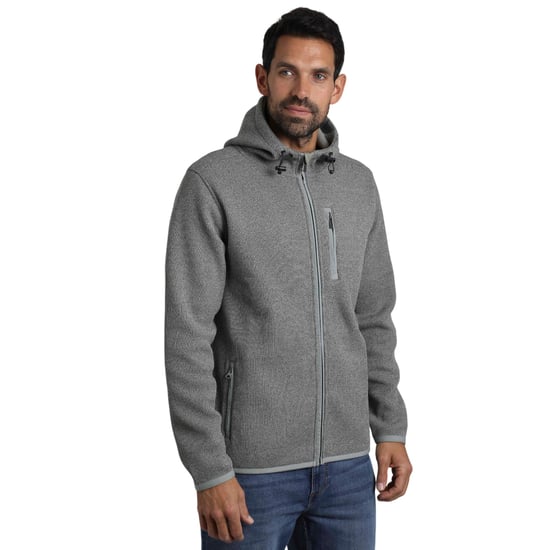 Weird Fish - "Lockie" Fleecejacke Durchgehender Reißverschluss für Herren (Kalkstein) - Image 3