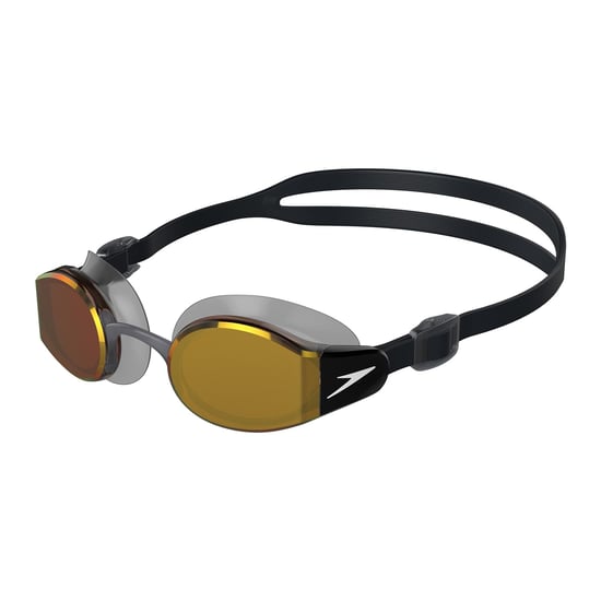 Speedo - "Mariner Pro" Schwimmbrille Spiegel für Herren (Schwarz/Orange) - Image 1
