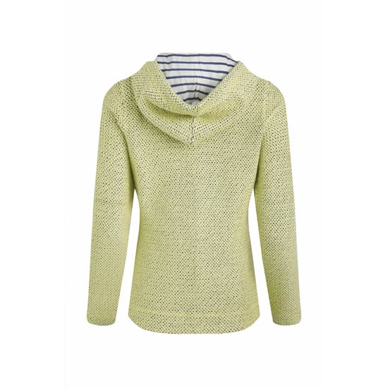 Weird Fish - "Chicoa" Hoodie mit durchgehendem Reißverschluss für Damen (Selleriegrün) - Image 2