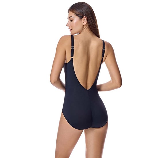 ORY Badeanzug mit V-Ausschnitt, Modell W251371 - Schwarz - Image 3