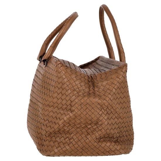 Bottega Veneta Intrecciato Brick Satchel aus braunem Leder - Image 2