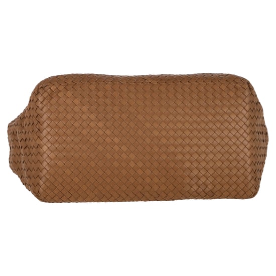 Bottega Veneta Intrecciato Brick Satchel aus braunem Leder - Image 4