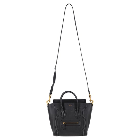 Celine Nano Luggage Handtasche aus schwarzem Kalbsleder - Image 1