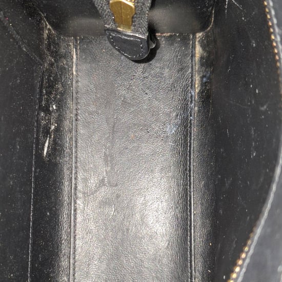 Celine Nano Luggage Handtasche aus schwarzem Kalbsleder - Image 6