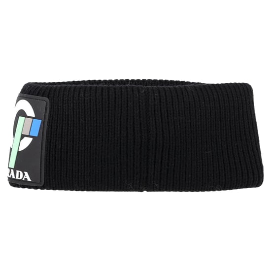 Prada Racing Logo Shaker Visor Cap Anthrazit aus schwarzer Wolle - Image 3