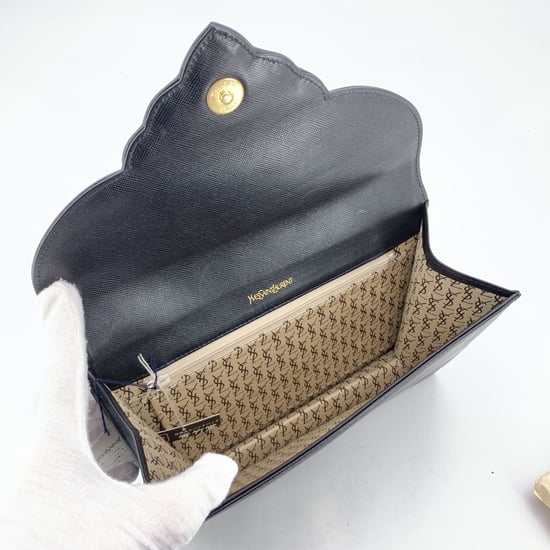 Yves Saint Laurent Vintage Leder Clutch - Image 5