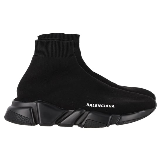 Balenciaga Speed Trainer Sneakers aus schwarzem Polyester - Image 1