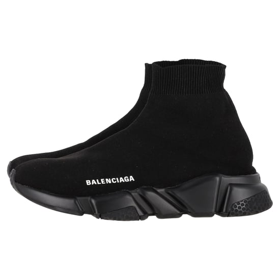 Balenciaga Speed Trainer Sneakers aus schwarzem Polyester - Image 4