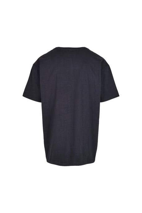 Schweres, übergroßes T-Shirt – Marineblau - Image 2
