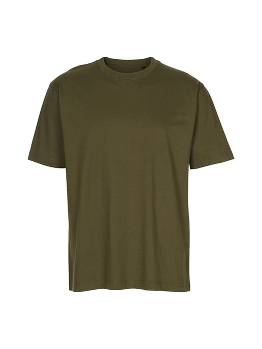 Übergroßes T-Shirt – Armeegrün - Image 5