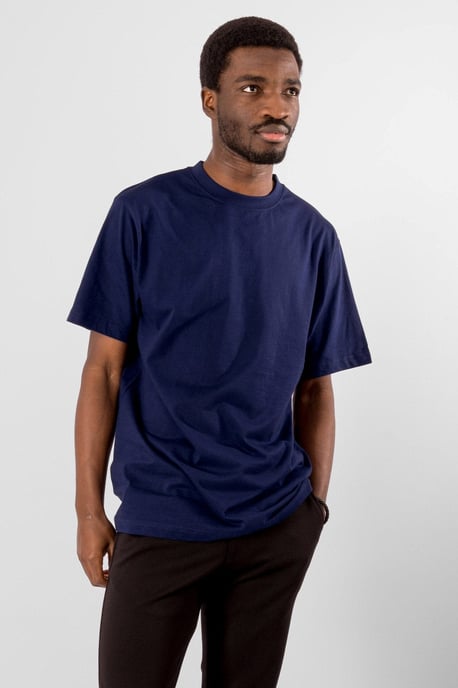 Übergroßes T-Shirt – Kobaltblau - Image 3