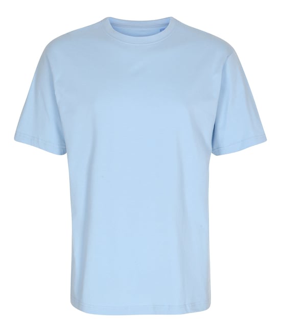 Übergroßes T-Shirt – Himmelblau - Image 5