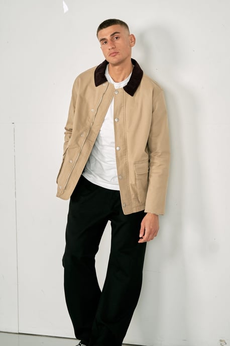 Twill-Jacke – Dunkler Sand - Image 2