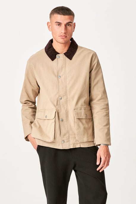 Twill-Jacke – Dunkler Sand - Image 4