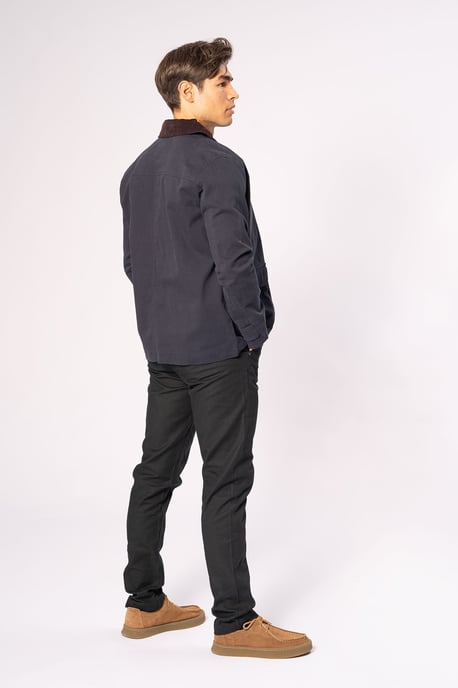 Twill-Jacke – Marineblau - Image 2