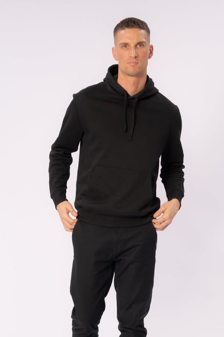 Essential Kapuzenpullover – Schwarz - Image 2