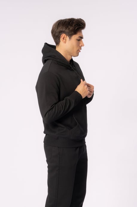 Essential Kapuzenpullover – Schwarz - Image 4