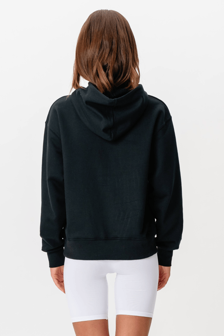 Schwerer Kapuzenpullover – Schwarz - Image 5