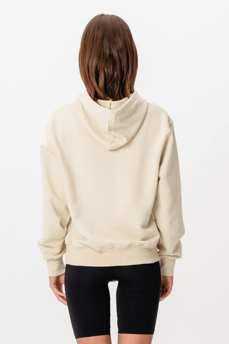 Schwerer Kapuzenpullover – Beige - Image 2