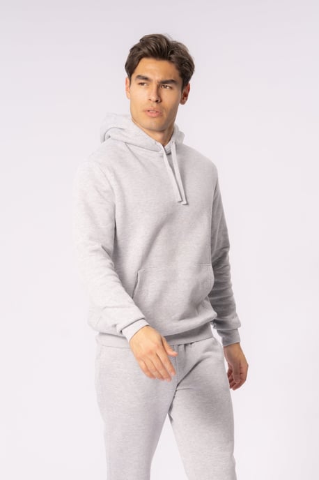 Essential Kapuzenpullover – Grau Melange - Image 1
