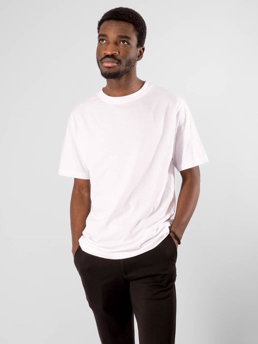 Oversize-T-Shirt - Weiß - Image 1