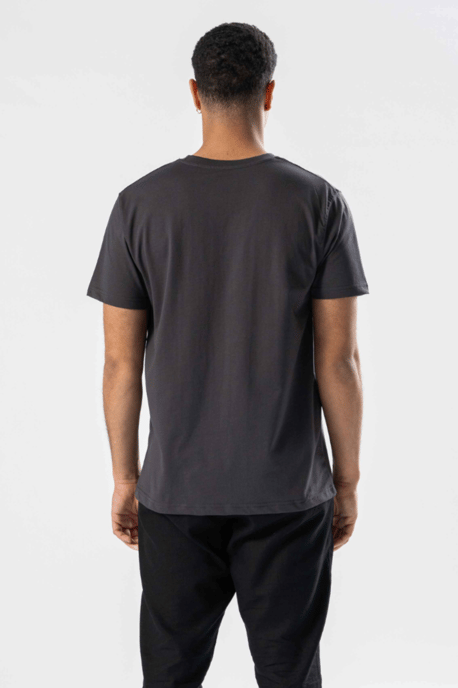 Normales T-Shirt – Grau - Image 5