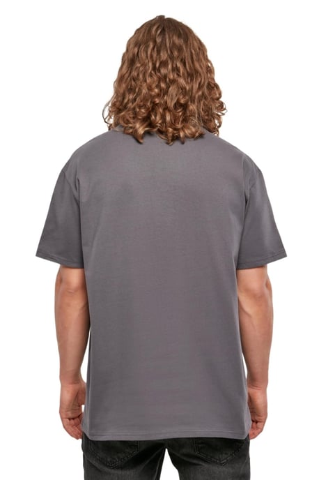 Schweres, übergroßes T-Shirt – Dunkelgrau - Image 2