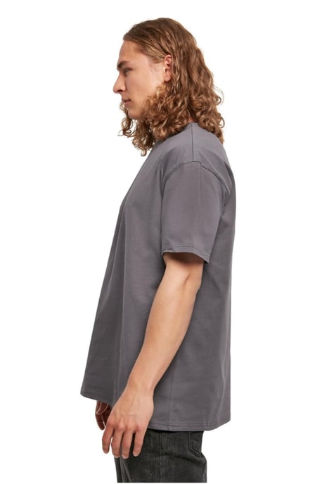 Schweres, übergroßes T-Shirt – Dunkelgrau - Image 3