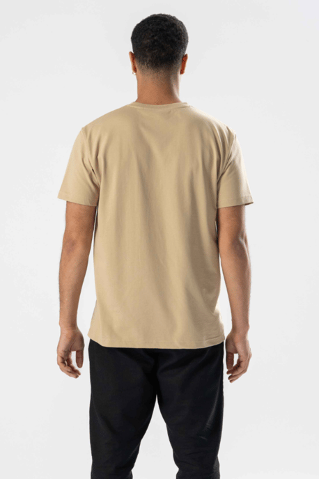 Normales T-Shirt – Beige - Image 3