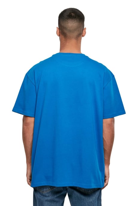 Schweres, übergroßes T-Shirt – Kobaltblau - Image 2