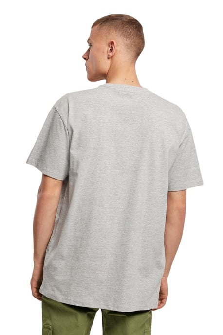 Schweres, übergroßes T-Shirt – Grau - Image 2