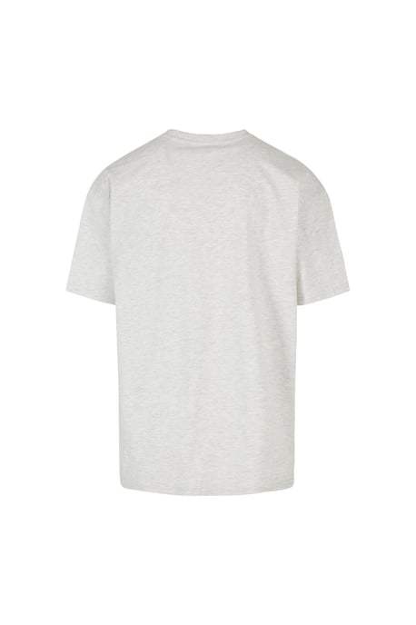 Schweres, übergroßes T-Shirt – Hellgrau - Image 2