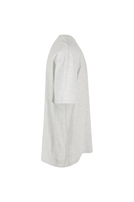 Schweres, übergroßes T-Shirt – Hellgrau - Image 4