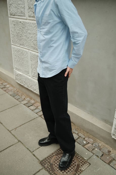 Baggy-Jeans – Schwarzer Denim - Image 4