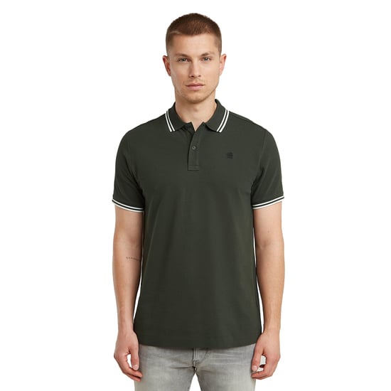 G Star Raw Dunda Slim Stripe Polo Poloshirt - Image 3