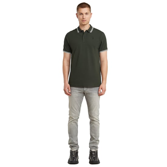 G Star Raw Dunda Slim Stripe Polo Poloshirt - Image 5