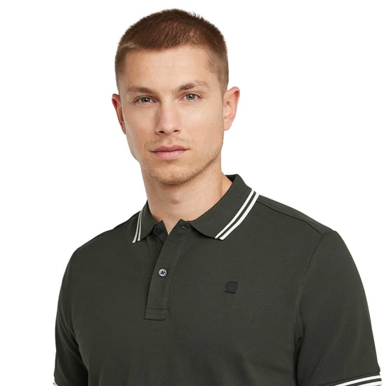G Star Raw Dunda Slim Stripe Polo Poloshirt - Image 6