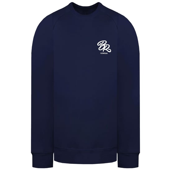 Born Rich Asten Crew Herren Navy Trainingsanzug - Image 2