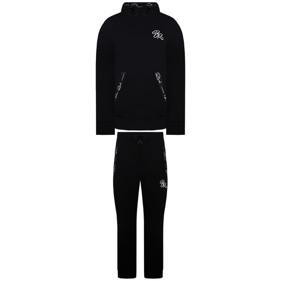 Born Rich Foletti Herren Schwarz Trainingsanzug - Image 1