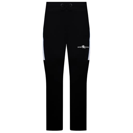Born Rich Rimel Crew Herren Schwarz Trainingsanzug - Image 3
