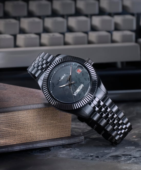 Timex X Mittwoch Legacy Damen Schwarz Uhr TW2Y19600 - Image 5