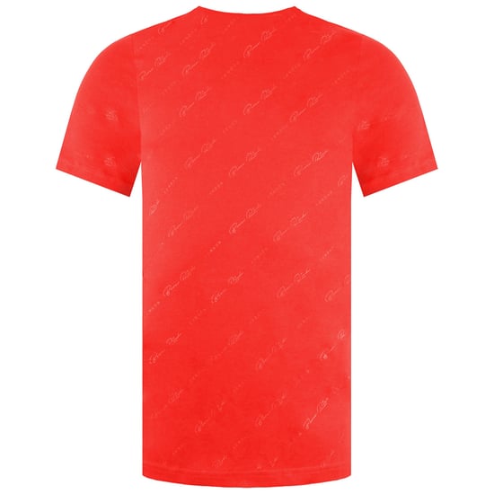 Born Rich Skript Herren Rot T-Shirt - Image 2