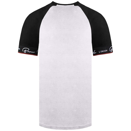 Born Rich Aden Herren T-Shirt in Hellgrau - Image 2