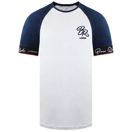 Born Rich Aden Herren T-Shirt in Hellblau - Image 1